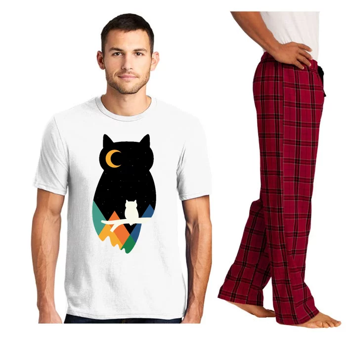 Night Owl Moon Pyramid Pajama Set