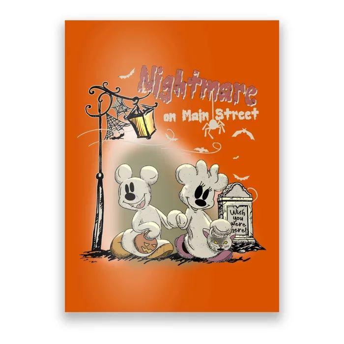 Nightmare On Mainstreet Halloween Mouse Poster