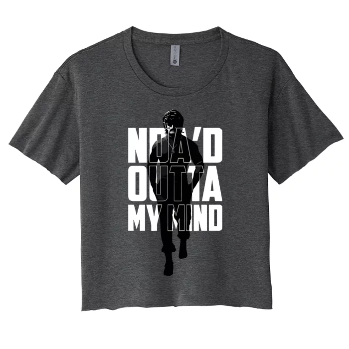 NdaD Outta My Mind Women's Crop Top Tee