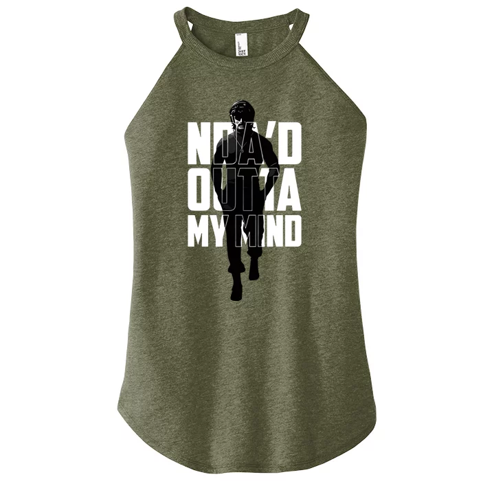 NdaD Outta My Mind Women’s Perfect Tri Rocker Tank