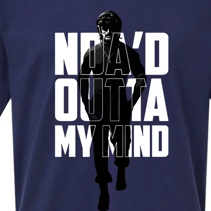 NdaD Outta My Mind Sueded Cloud Jersey T-Shirt