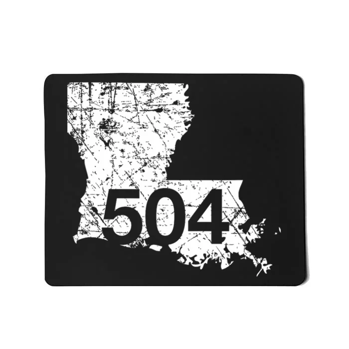 New Orleans Marrero Area Code 504  Louisiana Gift Mousepad