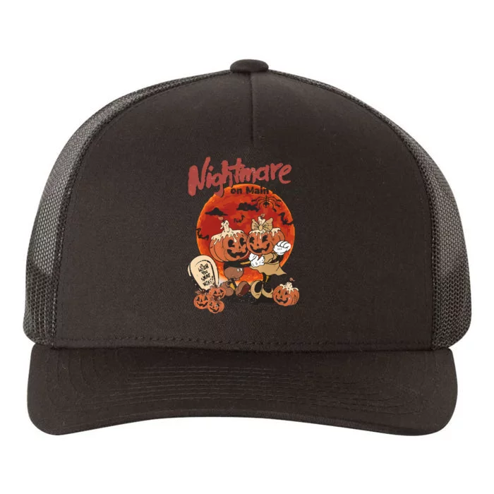 Nightmare On Main Street Halloween Horror Character Yupoong Adult 5-Panel Trucker Hat