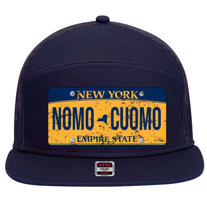 NoMo Cuomo 7 Panel Mesh Trucker Snapback Hat