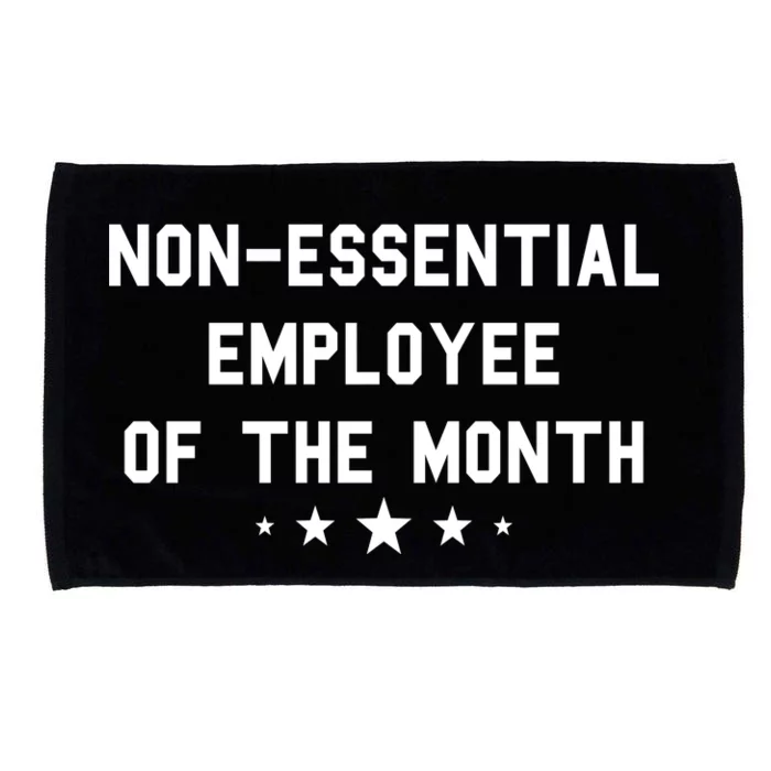 Non-Essential Employee Of The Month Microfiber Hand Towel