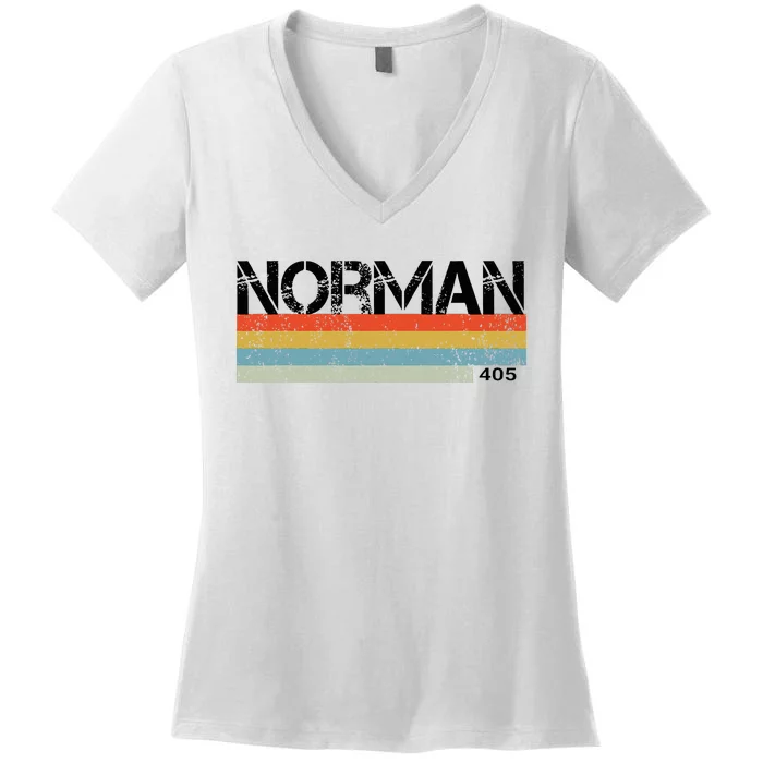 Norman Oklahoma Women's V-Neck T-Shirt