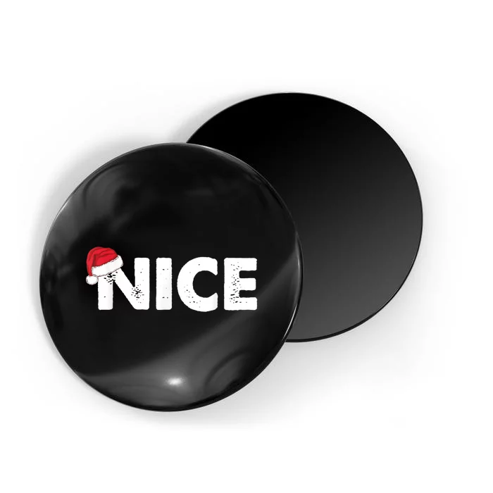 Naughty Or Nice Matching Christmas Magnet