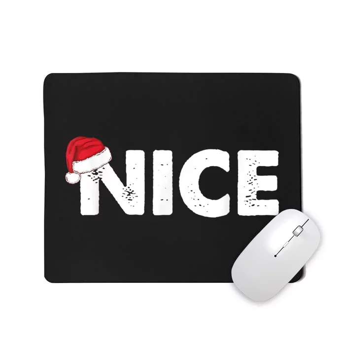 Naughty Or Nice Matching Christmas Mousepad