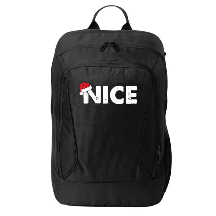 Naughty Or Nice Matching Christmas City Backpack