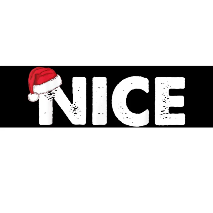 Naughty Or Nice Matching Christmas Bumper Sticker