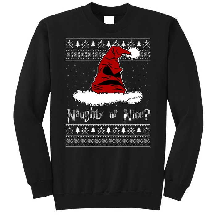 Naughty Or Nice? Sorting Santa Claus Ugly Christmas Sweater Sweatshirt