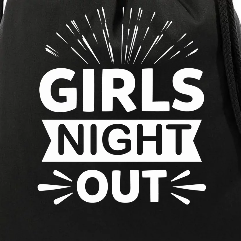 Night Out Drawstring Bag