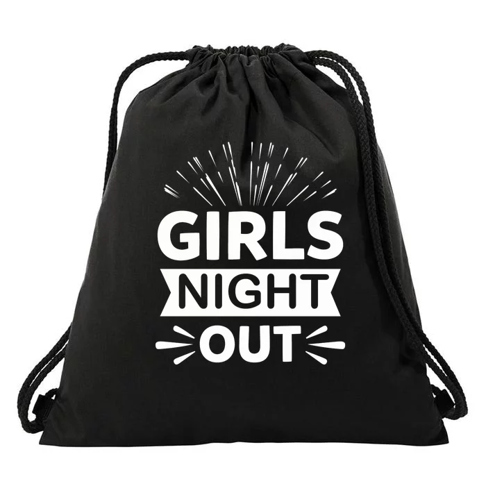 Night Out Drawstring Bag