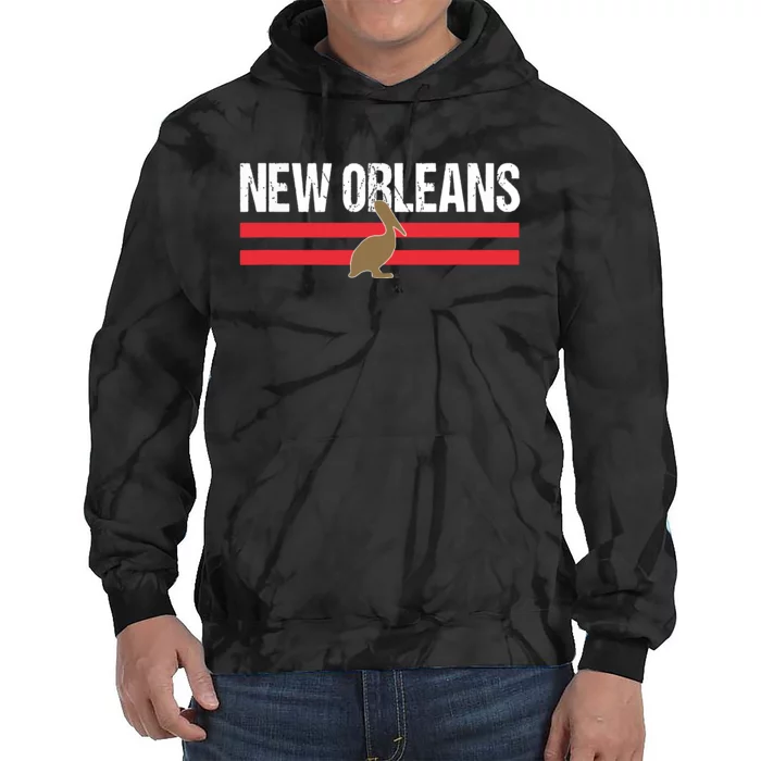 New Orleans Native Pelican Local Standard New Orleans Pro Tie Dye Hoodie