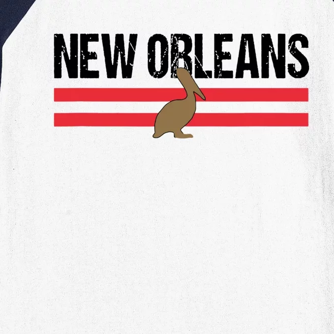 New Orleans Native Pelican Local Standard New Orleans Pro Baseball Sleeve Shirt