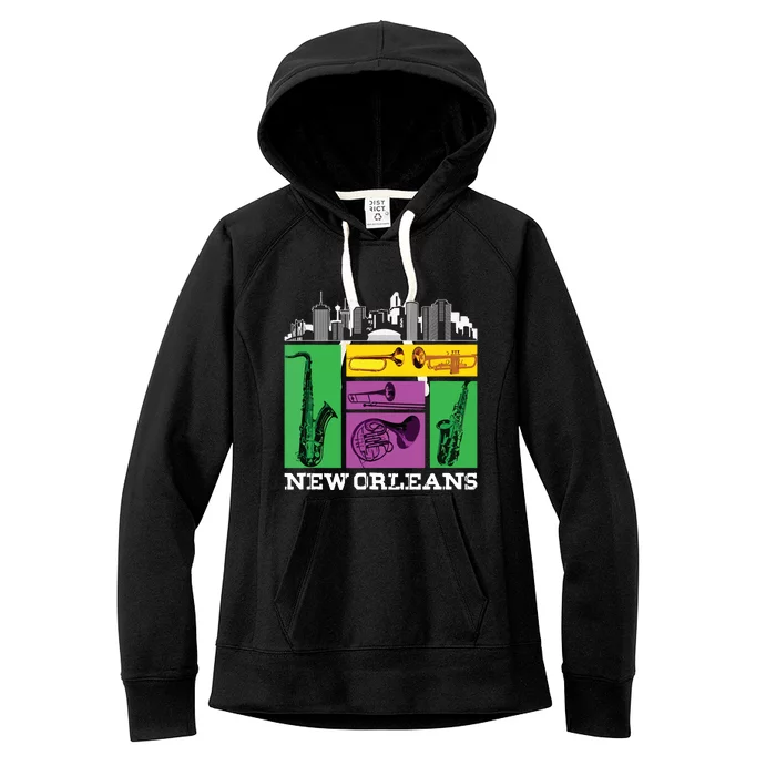 New Orleans Nola And The Big Easy Women's Fleece Hoodie