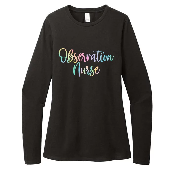 Novelty Observation Nurse Pockecool Gift Clinical Observation Gift Womens CVC Long Sleeve Shirt