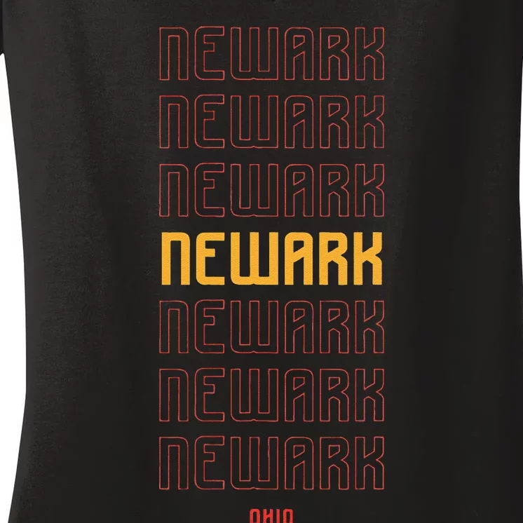 Newark Ohio Women's V-Neck T-Shirt