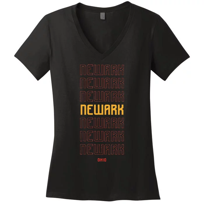 Newark Ohio Women's V-Neck T-Shirt