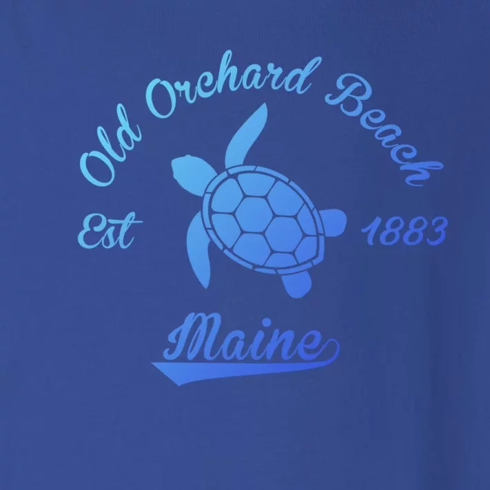 Nautical Old Orchard Beach Maine Sea Turtle Gift Toddler Long Sleeve Shirt