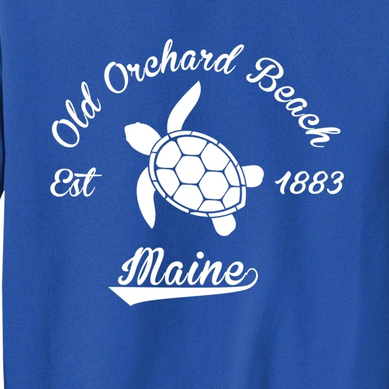 Nautical Old Orchard Beach Maine Sea Turtle Gift Sweatshirt