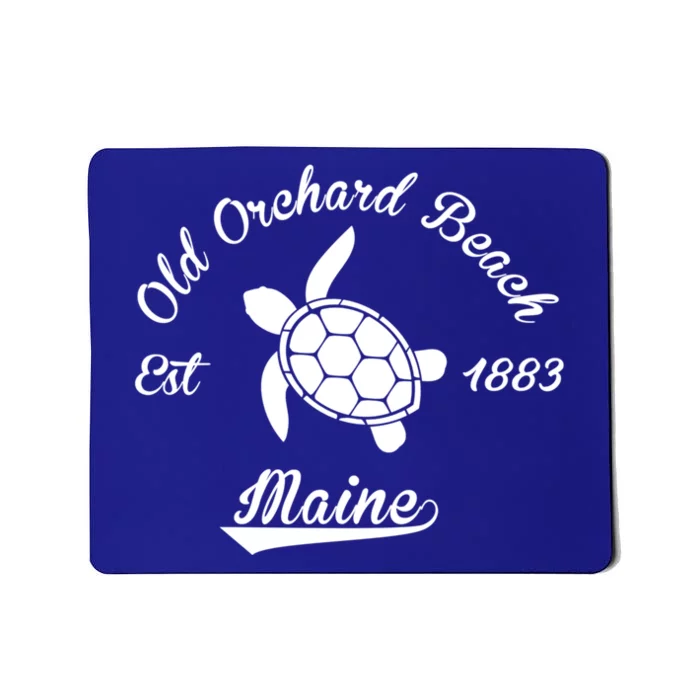 Nautical Old Orchard Beach Maine Sea Turtle Gift Mousepad