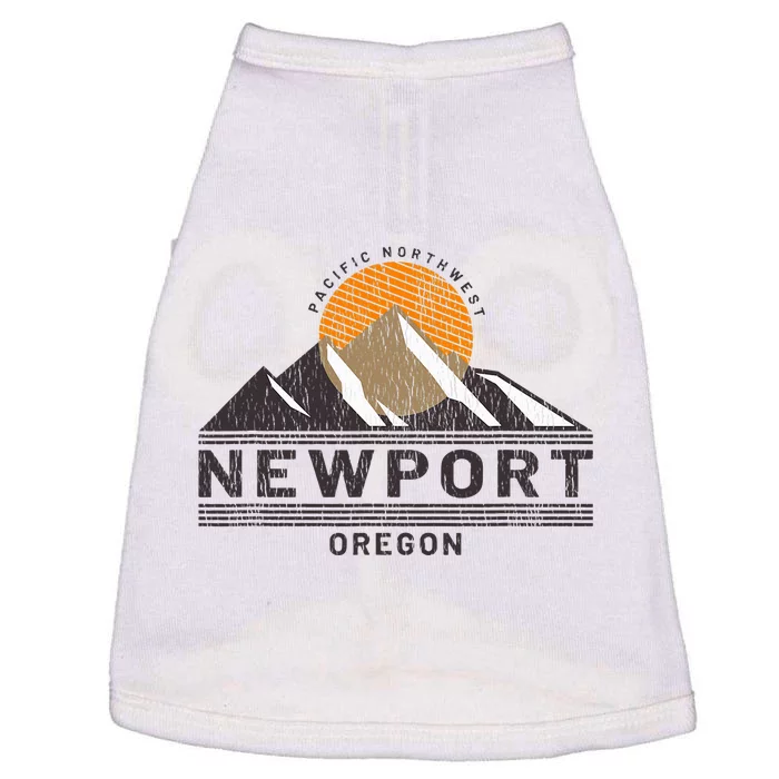 Newport Oregon Pacific Northwest Vacation Souvenir Doggie Tank