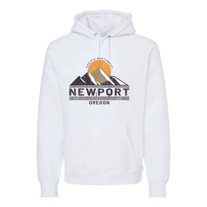 Newport Oregon Pacific Northwest Vacation Souvenir Premium Hoodie