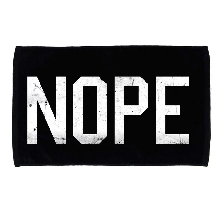 NOPE Funny Meme Microfiber Hand Towel