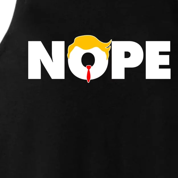 Nope To Trump Ladies Tri-Blend Wicking Tank