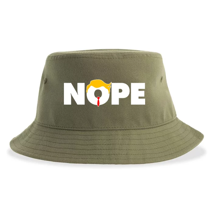 Nope To Trump Sustainable Bucket Hat