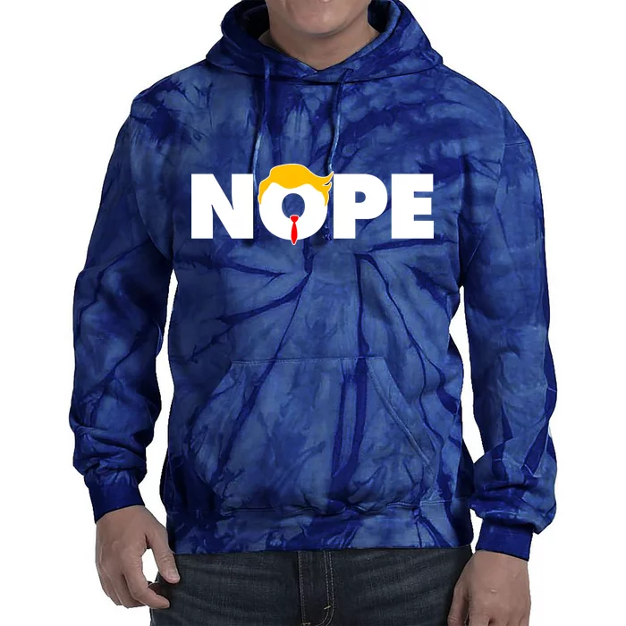 Nope To Trump Tie Dye Hoodie