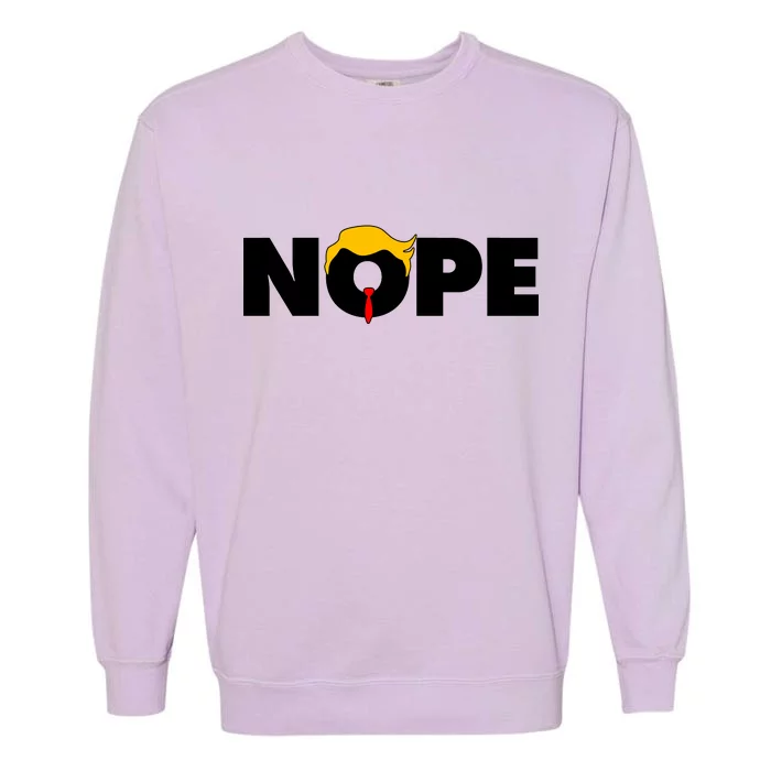 Nope To Trump Garment-Dyed Sweatshirt