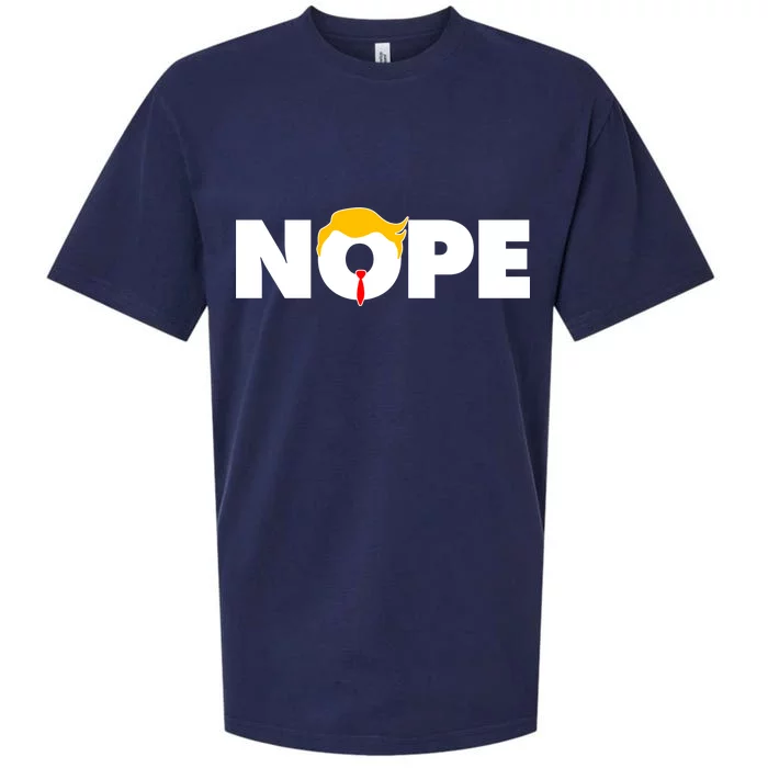 Nope To Trump Sueded Cloud Jersey T-Shirt