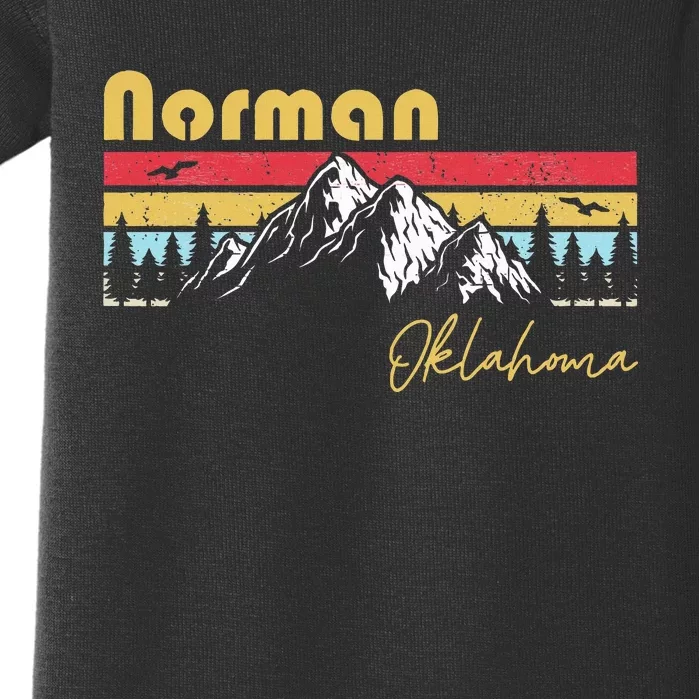 Norman Oklahoma Roots Hometown Baby Bodysuit