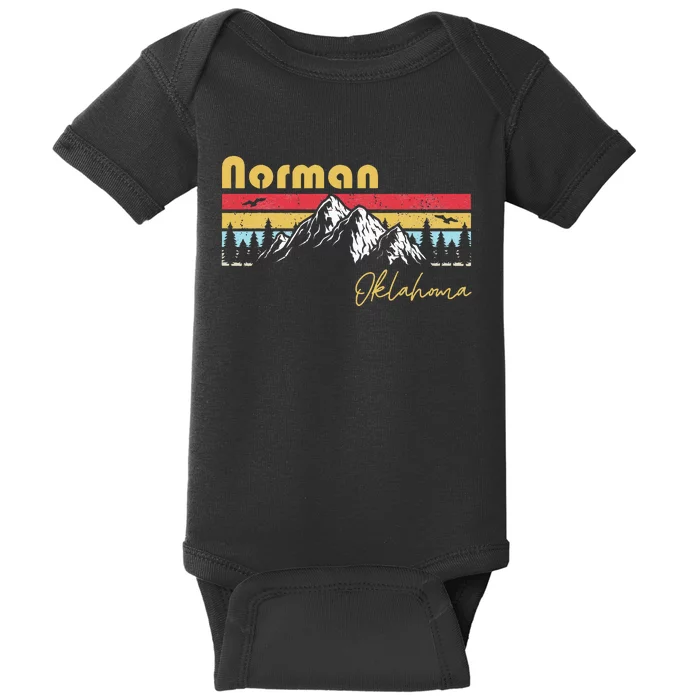 Norman Oklahoma Roots Hometown Baby Bodysuit