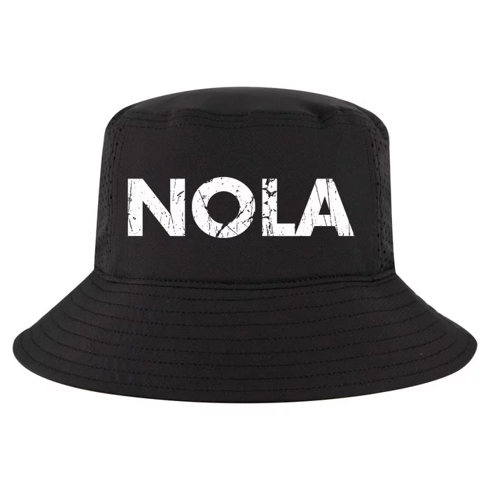 New Orleans Road Trip Gifts Vacation Quote Distressed Nola Cool Comfort Performance Bucket Hat