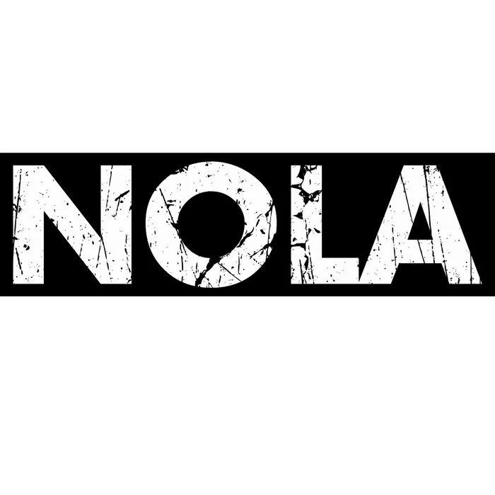 New Orleans Road Trip Gifts Vacation Quote Distressed Nola Bumper Sticker