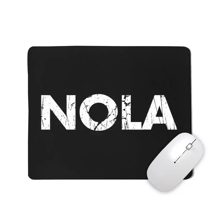 New Orleans Road Trip Gifts Vacation Quote Distressed Nola Mousepad