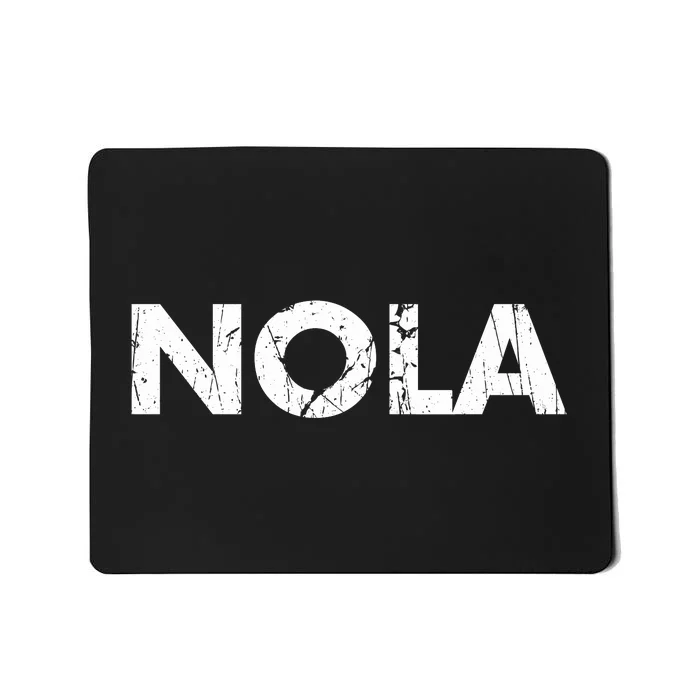 New Orleans Road Trip Gifts Vacation Quote Distressed Nola Mousepad