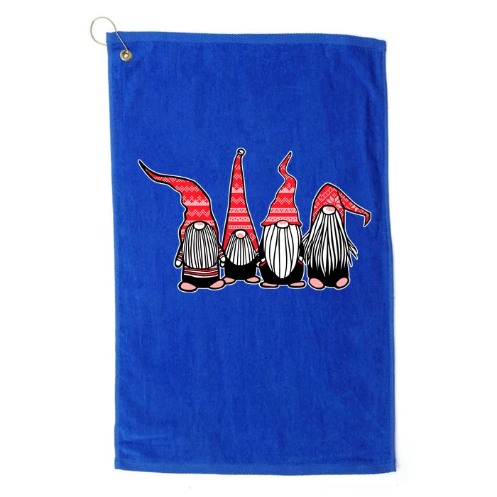 Nordic Gnomes Winter Christmas Platinum Collection Golf Towel