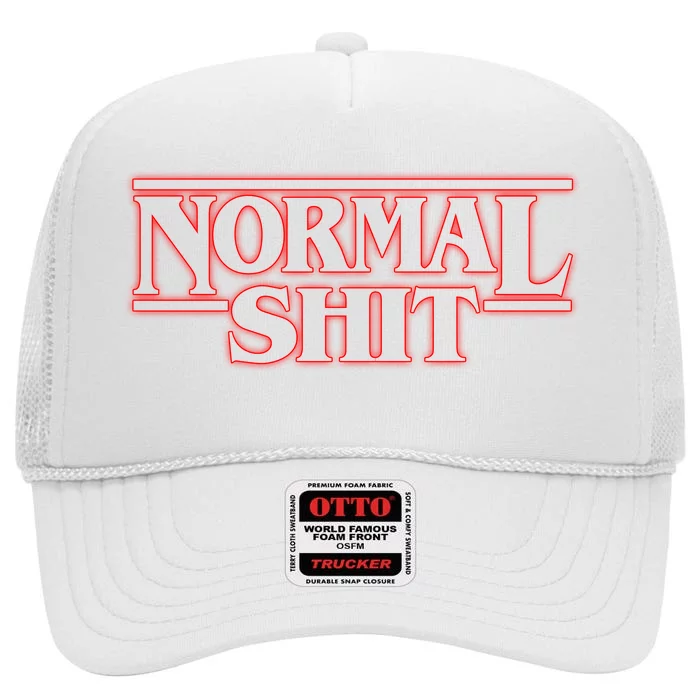 Normal Shit High Crown Mesh Trucker Hat