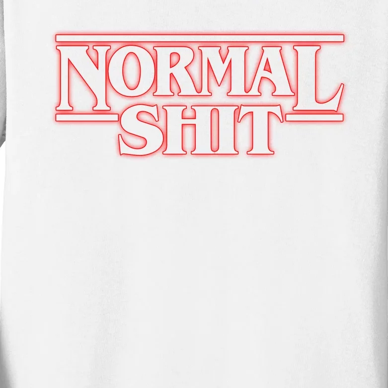 Normal Shit Kids Long Sleeve Shirt