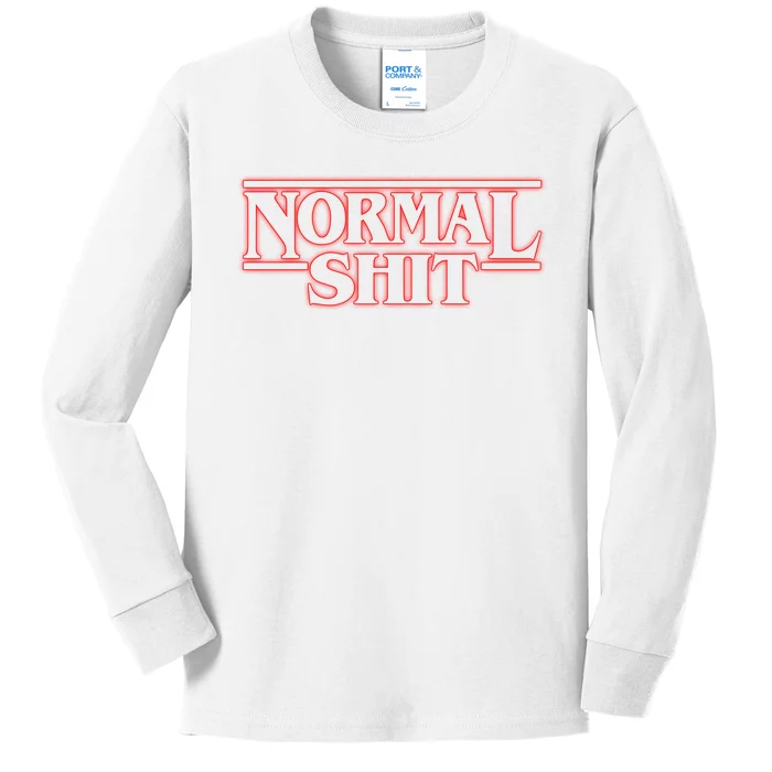 Normal Shit Kids Long Sleeve Shirt