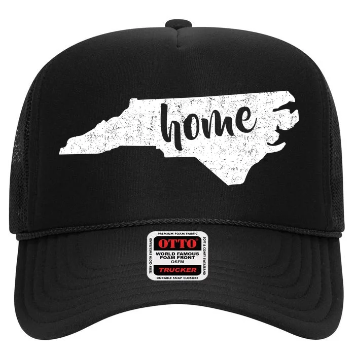 North Carolina Home State High Crown Mesh Trucker Hat