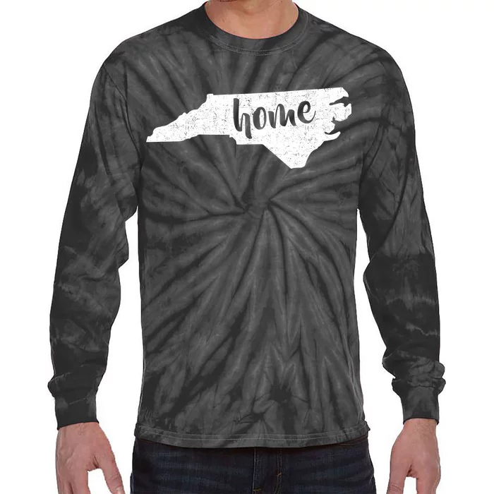 North Carolina Home State Tie-Dye Long Sleeve Shirt