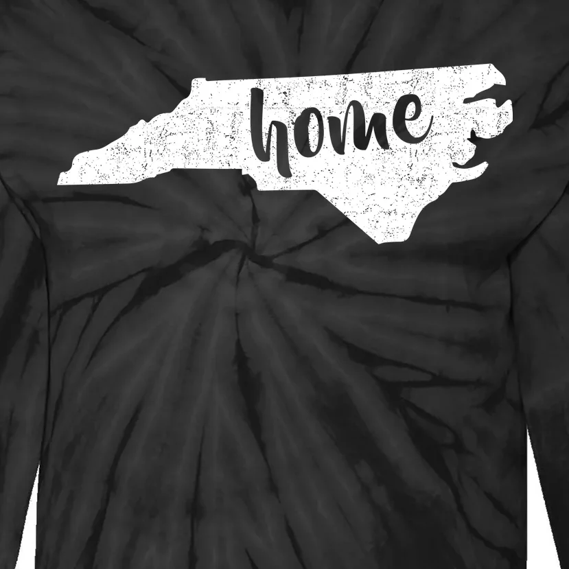 North Carolina Home State Tie-Dye Long Sleeve Shirt