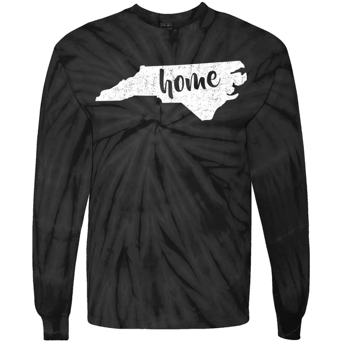 North Carolina Home State Tie-Dye Long Sleeve Shirt