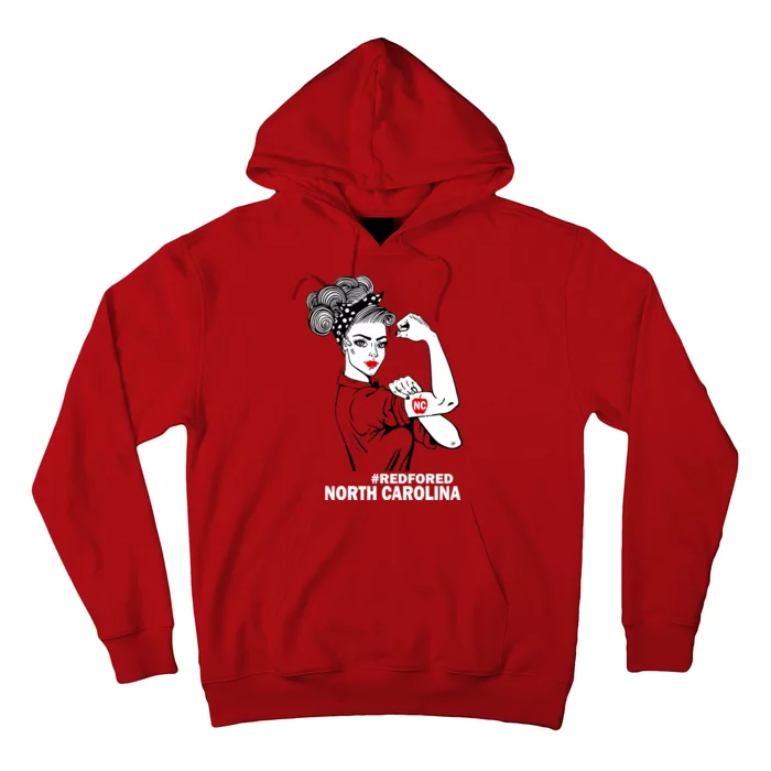 North Carolina NC Red For Ed Strong Hoodie