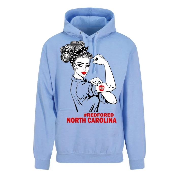 North Carolina NC Red For Ed Strong Unisex Surf Hoodie